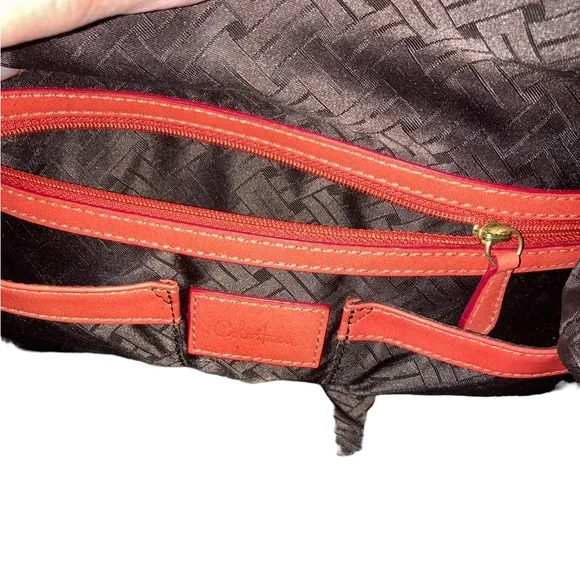 Cole Haan Woven Bag-Terracotta Orange-Amazing & Wonderful Conditon - Picture 6 of 12
